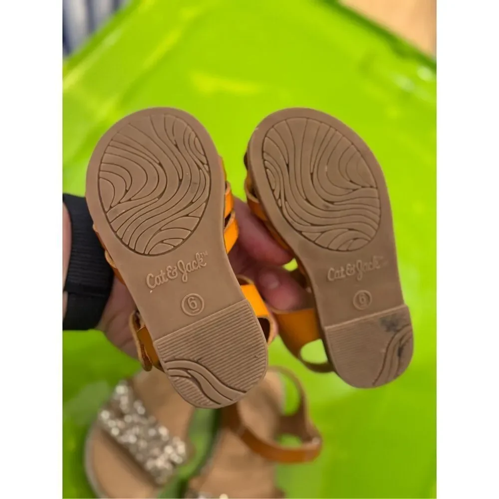 Cat and Jack ✅Sandal bundle sz 6